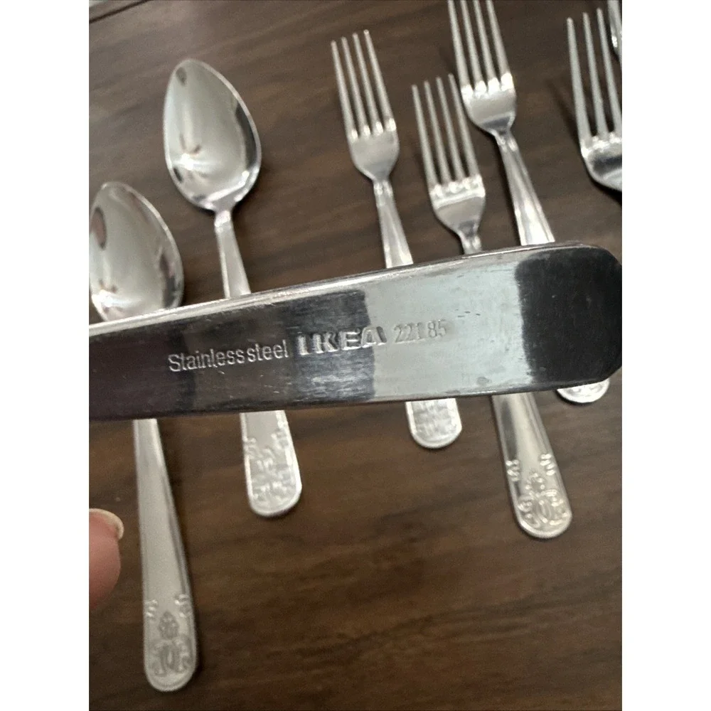 IKEA‎ ATBART STAINLESS FLATWARE 11-Pieces